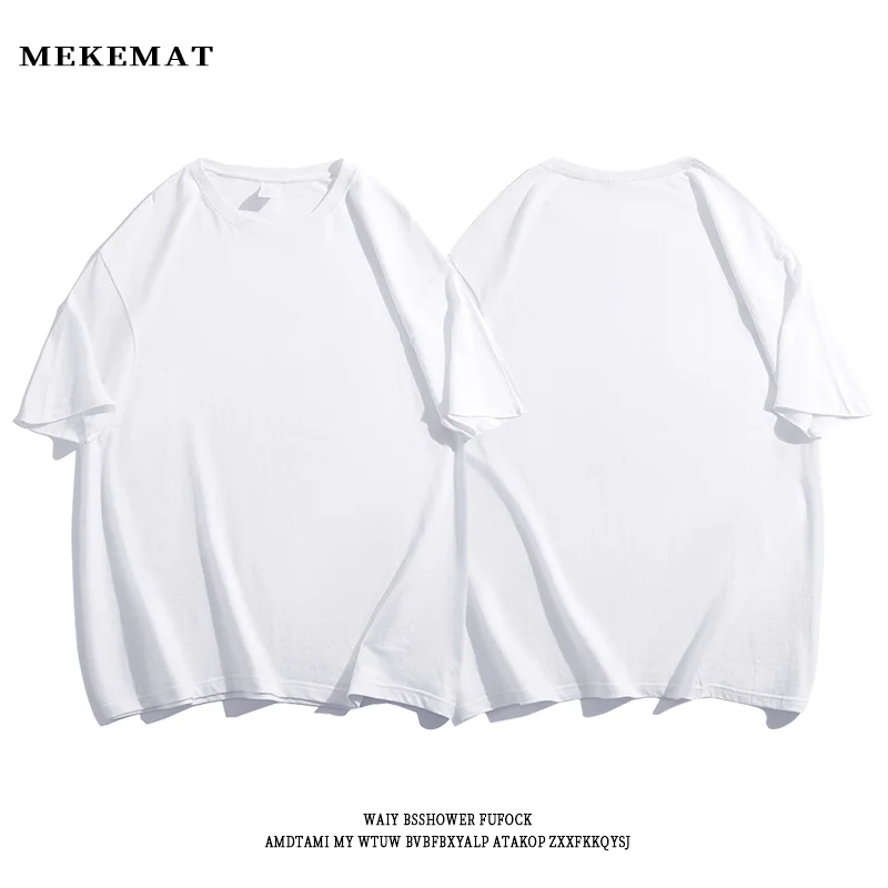 Solid white short sleeves