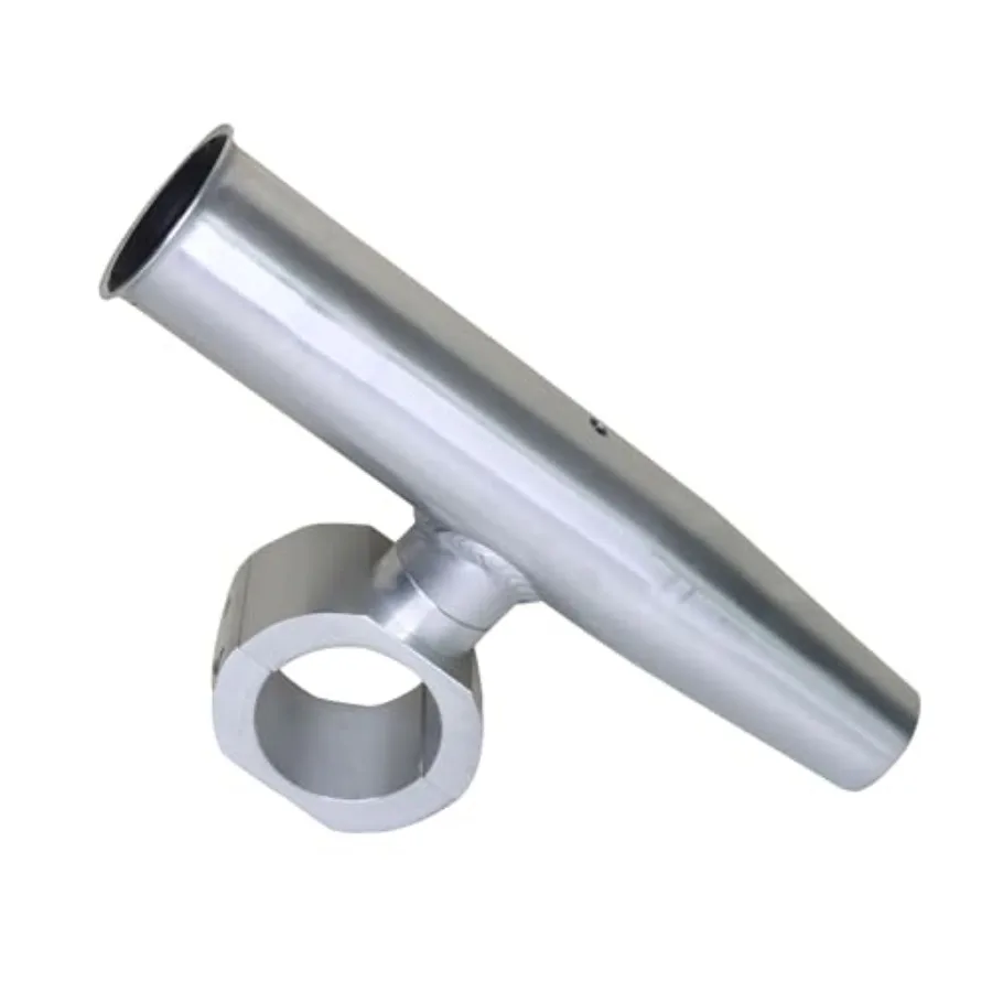 

Rod Holder Aluminum Single clamp on fit 1.5"1.875" 2" inch Horizontal or Vertical Fishing Boat Tower/Leaning Post/Rail
