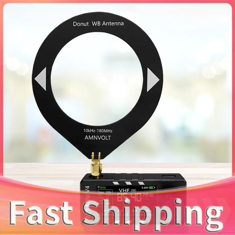 Rádio Portátil AM FM com Tela IPS de 1.9 Polegadas, Rádio de Bolso Transistorizado USB LSB Si4732 DSP para Caminhada, Trilhas e Acampamento