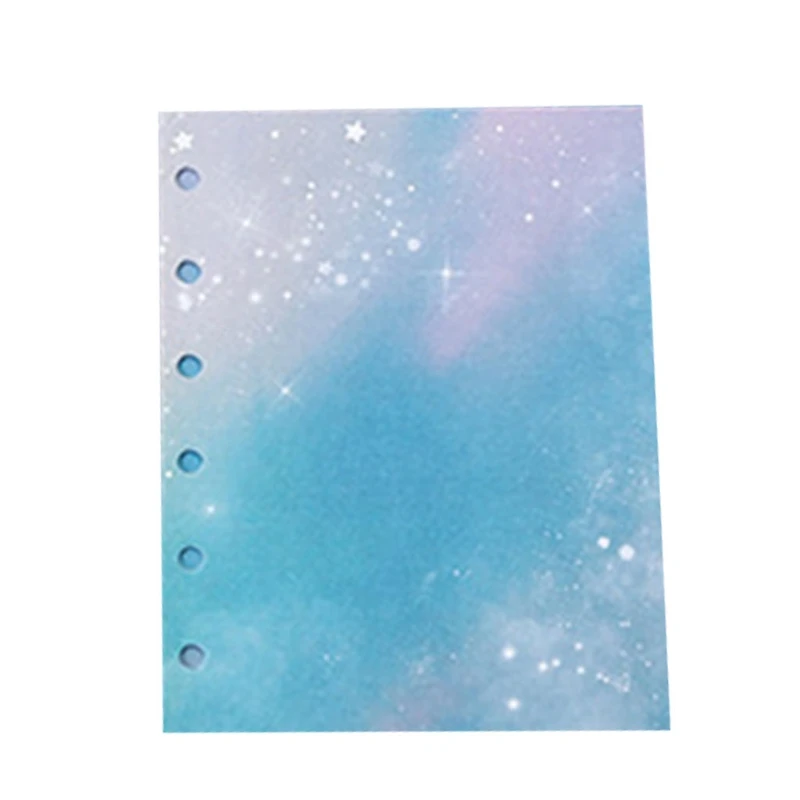 Clear Binder Cover 6-ring A7 Sổ tay rời Bìa thay thế Giấy tờ Refill