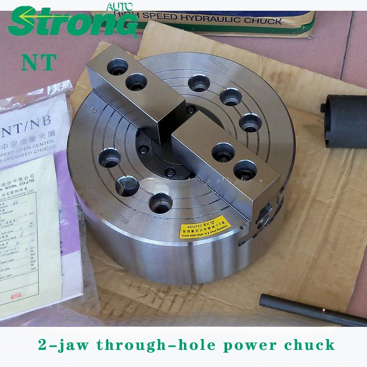 Taiwan China OriginalAUTOStrong 2-jaw Through-hole Power Chuck NT-205 NT-206 NT-208 NT-210 NT-215 NT-218