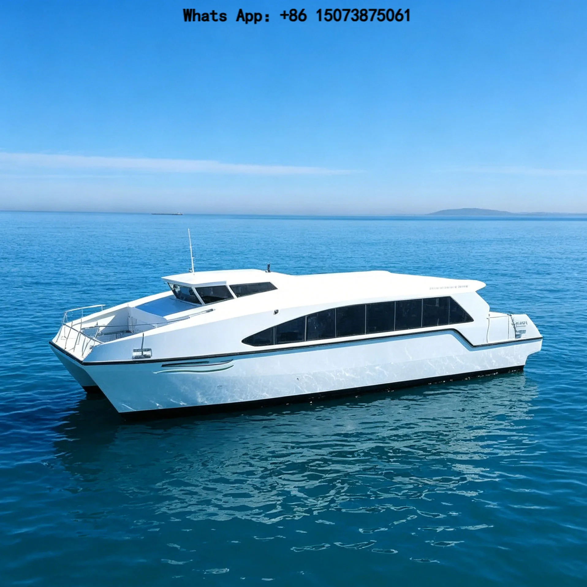 New Luxury 15.6m/51ft Aluminum Catamaran Passenger Fast Ferry Boat New Condition Transportation Use