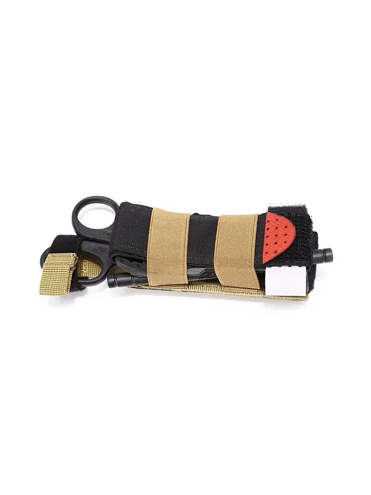 Molle Tourniquet Elastic Pouch Scissors Holder Strap Bag Outdoor Hunting Accessories Knife Flashlight Holster