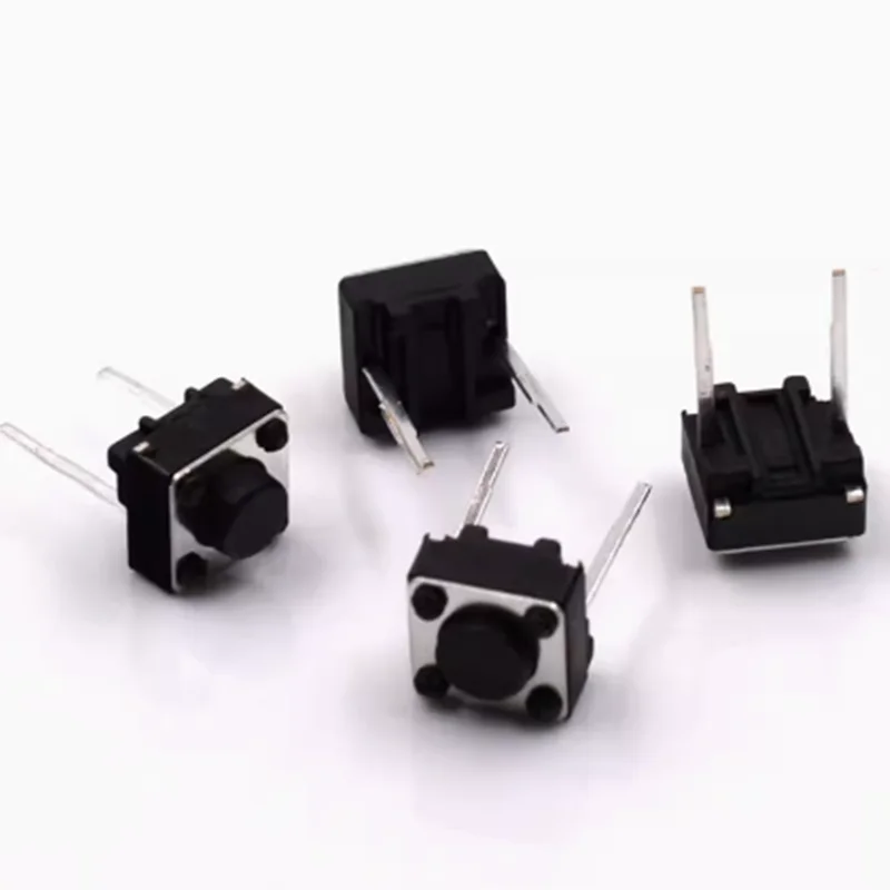 Tactile Switch Momentary Tact 6x6x4.3/5/6/7/8/9/10mm 6*6*4.3mm 5mm 6mm 7mm 8mm 9mm 10mm Middle pin 2pins