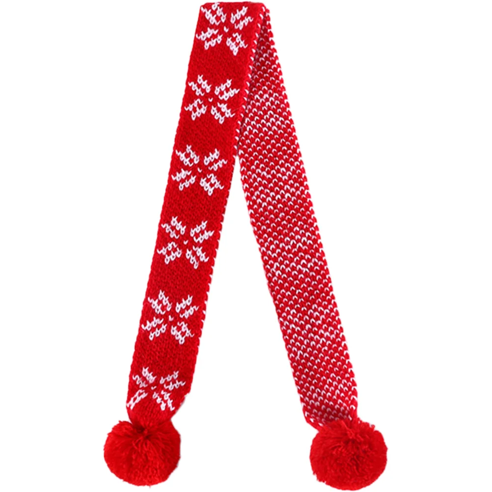 

Christmas Snowflake Warm Pet Accessories Cats Dog Christmas Gift Dogs Holiday Clothing Xmas Woolen Yarn Gift Dog Scarf