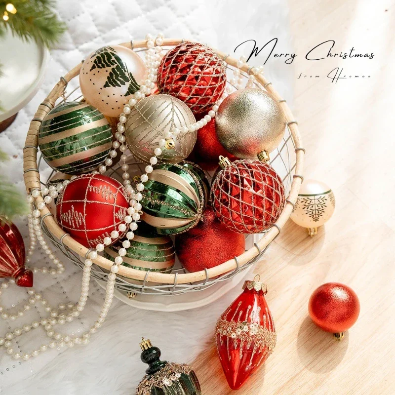 Special Shape Christmas Ball Ornaments Sequin Christmas Tree New Year Party Decoration Christmas Spheres Pendant