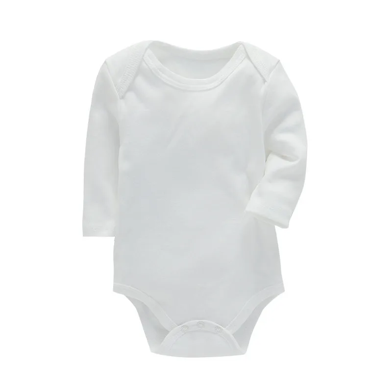 Autumn and Winter Bodysuit For Newborns Cotton Long Sleeve Infant Baby Girls Boys Jumpsuit Soft Solid Baby's Rompers 3-24 Month