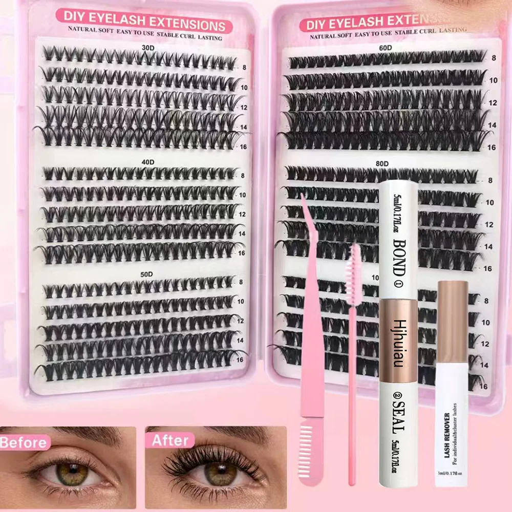 kit-de-extensao-de-cilios-diy-cilios-individuais-em-tufos-9-16mm-com-adesivo-e-selante-cilios-naturais-e-leves