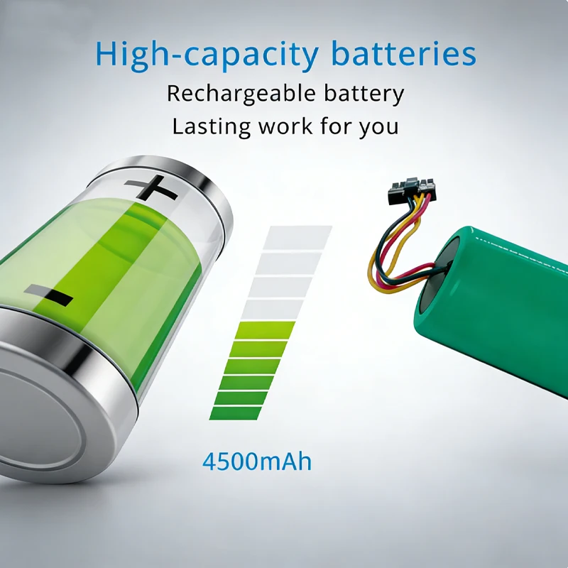 

12V 8000mAh-3500mAh D7000/D7500/D8000/D8500 d75 D80 D85 70e 75 80 85 D865 Vweeper Robot Battery NI-CD/MH