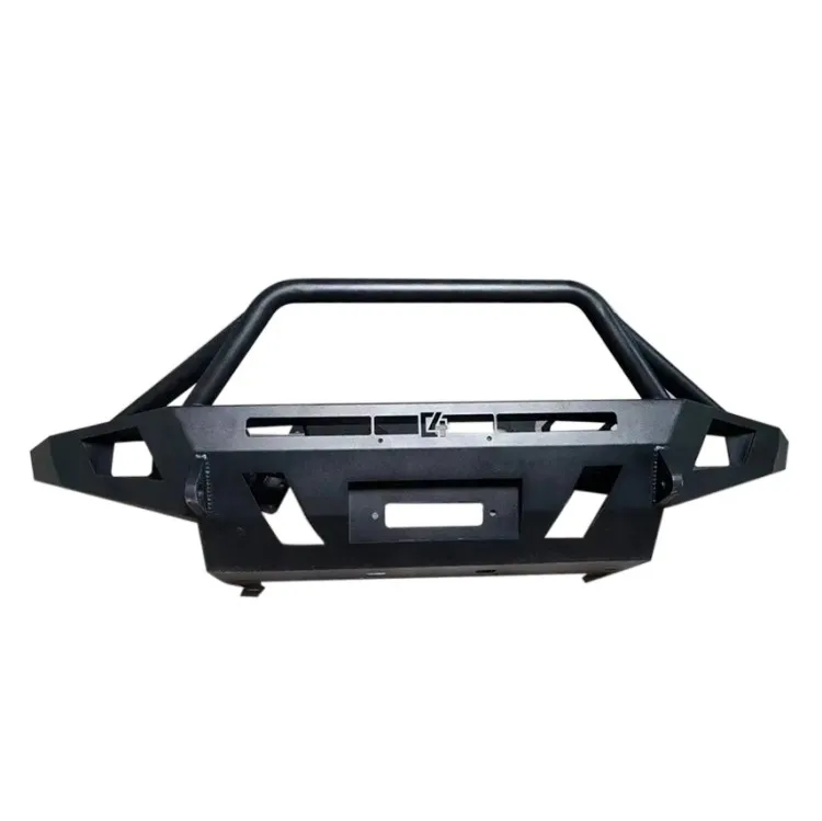 

Suitable for Steel Front Bumper With Bull Bar Front Bumper C4 Style For Toyota Tundra 2016-2023 Black 4x4 Pickup Off-road Parts