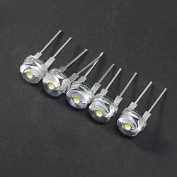 10/20/50PCS 8MM F8 Straw Hat LED Diode Light Emitting Diodes 0.3W 0.5W 0.75W Blue Green Red Yellow White Warm White High Quality