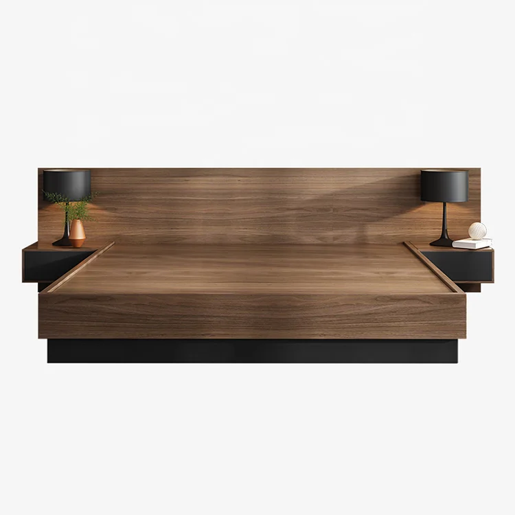 %s Modern Simple Tatami Bed With Storage Function Nordic E1 MDF Bed 1.5/1.8m King/Queen Size Double Bed Bedroom Furniture Set