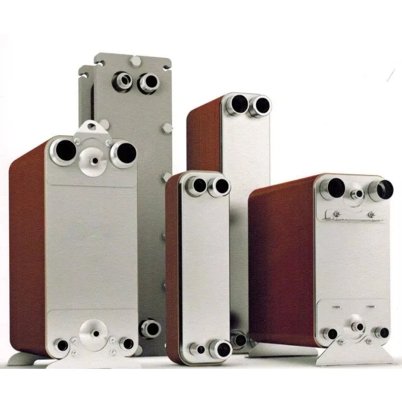 Stainless Steel/Copper Brazed Plate Heat Exchanger High Efficiency Energy Saving ISO9001 Certified Customizable According Needs