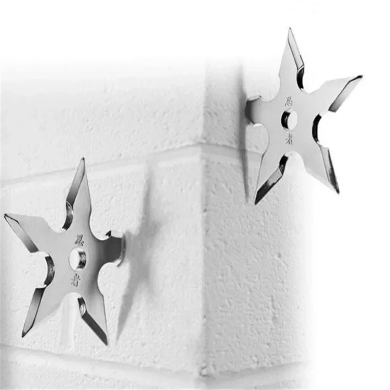 Novelty Home Decor Star Dart Shape Wall Coat Hooks Metal Hanger Cool Stainless Steel Clothes Supplies Mounted Wall Hook