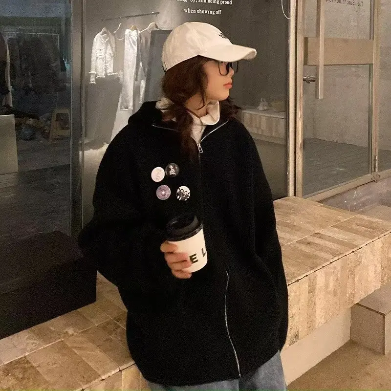 

Осенне-зимний мужской кардиган-свитер большого размера 300 Pou Hong Kong Sle, простой, повседневный, с длинными рукавами, цветной, с капюшоном