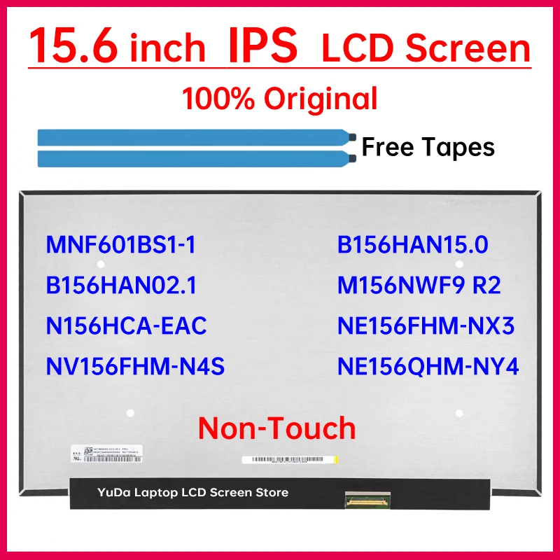 15.6 Inch Laptop LCD Screen For Lenovo LOQ 15APH8 15IRH8 Display Matrix Panel Replacement FHD 1920x1080 QHD 2560x1440 Non-Touch