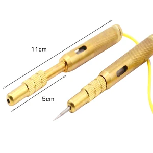 Tester Pen, Automobilzellenlichtlampe, Bleistifttest, Sondenreparaturstift, Sicherungen und Steckdosen, DC 6V, 12V, 24 V 8 Hauptverkaufsstift -Testmalerei - №7