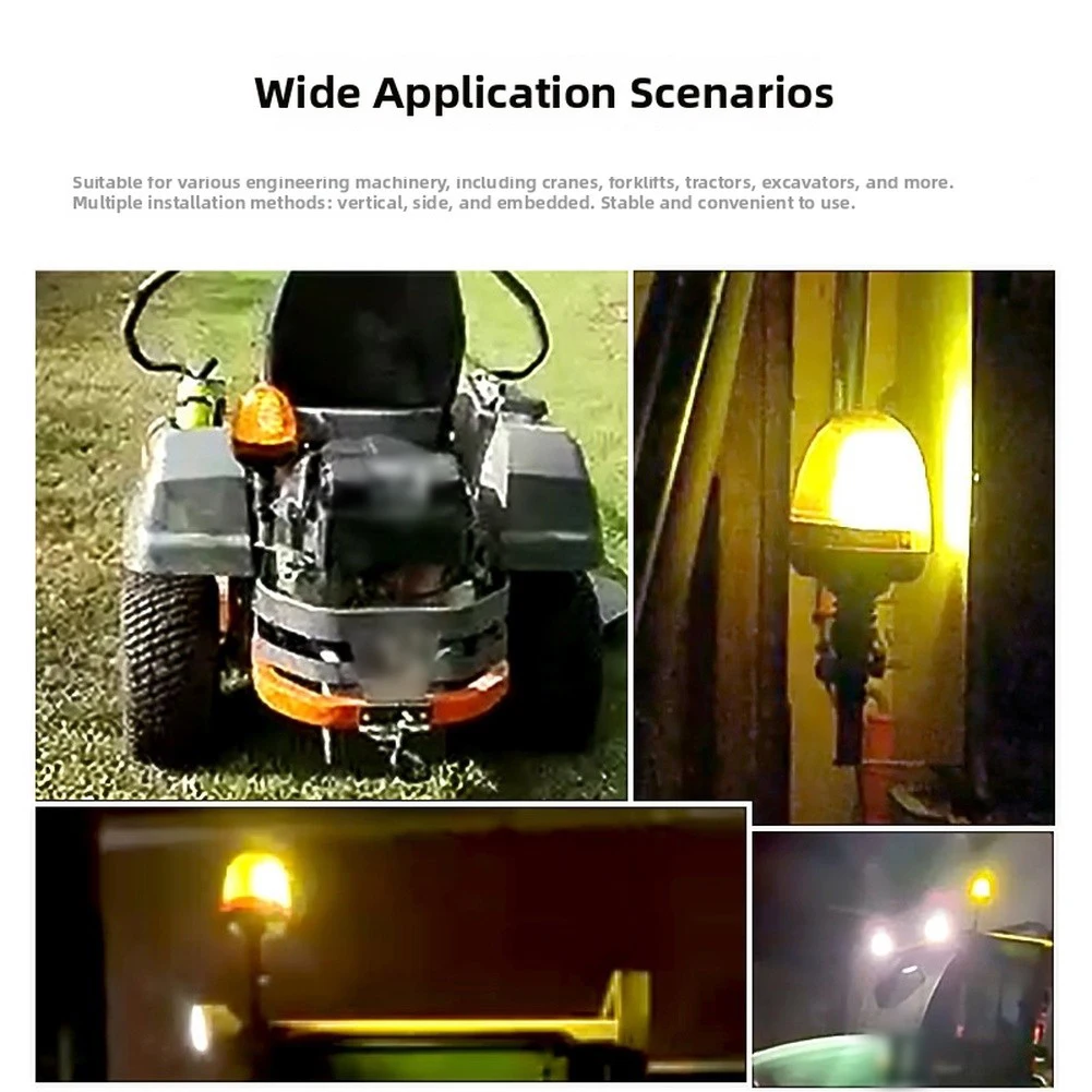 Indicator Light Brackets Set 2 pcs for Trailers Agricultural Equipment Cranes Water Trucks and Engineering Vehicles