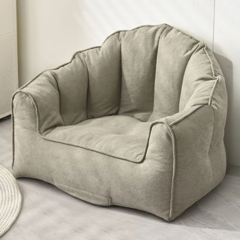 Modern Living Room Sofas Puffs 1 Person Sofa Relaxing Lazy Sofa Bedroom Comfortable Bean Bag  Lounges Corner Home Furniture