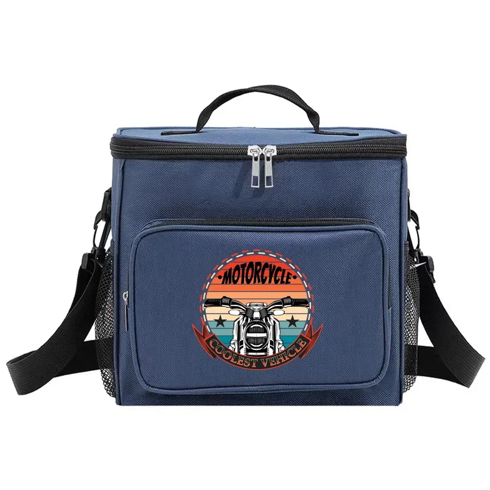 Lunch Bag Insulated Bags Thermal Organizer Handbag Cooler Box Camping Shoulder Storage Lunchbag for Men and Women Holiday Series