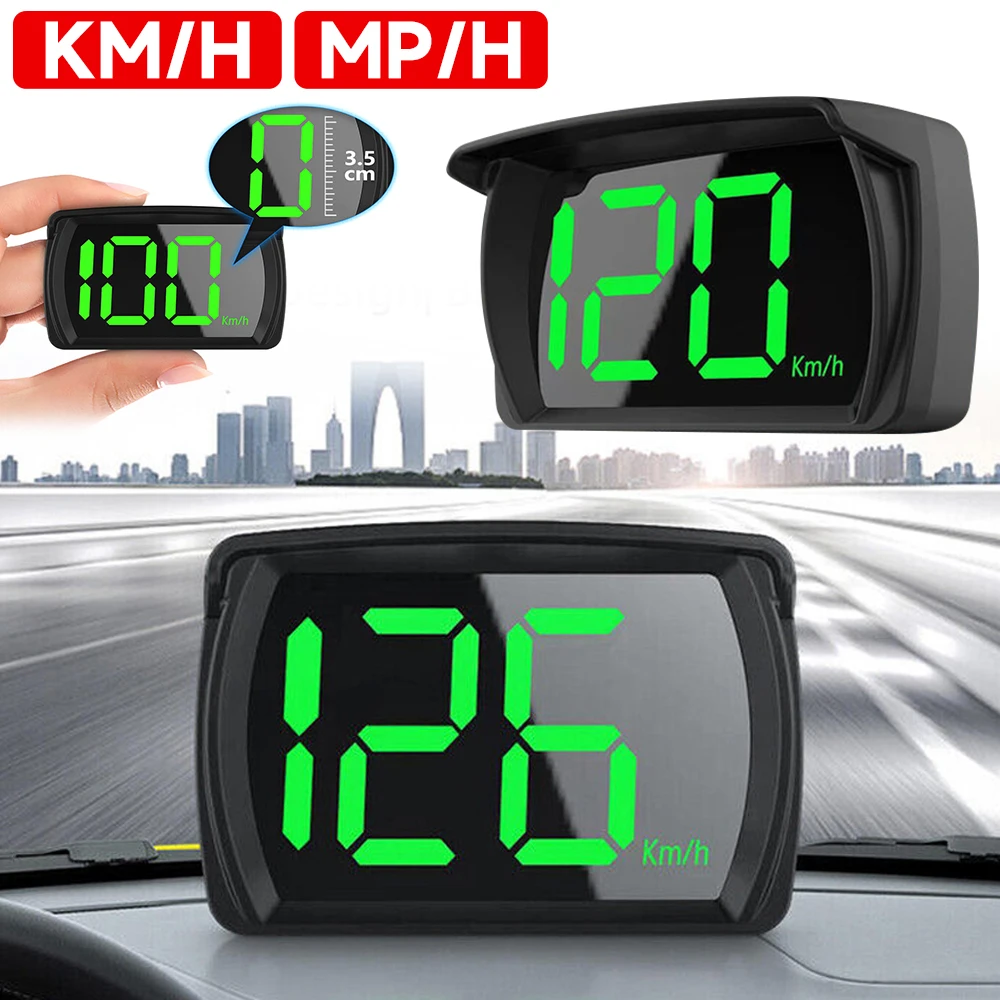 

Universal Car Head Up Display HD Auto Electronics LCD HUD Projector Display Smart Speedometer Digital Speed Meter for All Cars