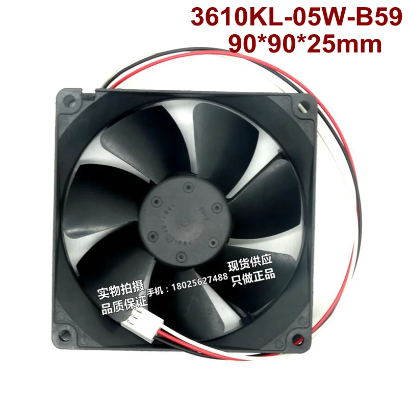 NMB 3610KL-05W-B59 9cm 24V 0.20A 9225 3 와이어 인버터 산업용 컴퓨터 냉각 팬용 새 원본