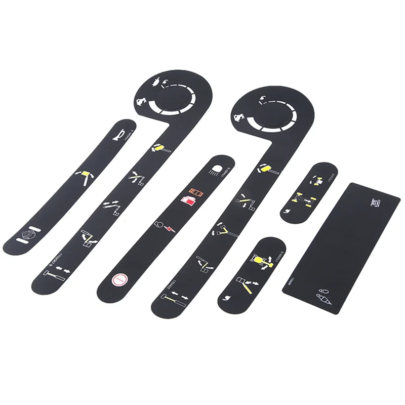 A99E-ハンドルフィルム貼り付け上部コントロールパネル 2910866 デカールキット JLG E300AJP、M45A、E450AJ、M600JP 用