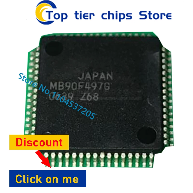 1-10PCS  MB90F497G MB90F497 B90F497 QFP64  new original In Stock