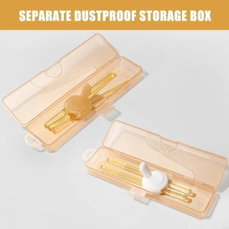 D7YD Ergonomiczne pałeczki dla dzieci w wieku 1-6 lat. Pałeczki do nauki dla dzieci