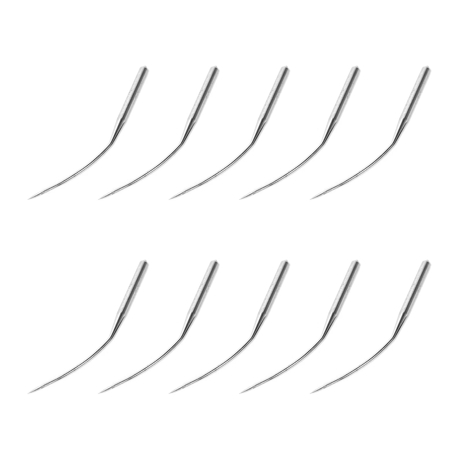 Ruimou 10Pcs Blindstitch Curved Sewing Machine Needles Suitable For Industrial Blindstitch Edgebanding Machines Etc