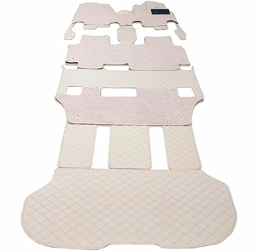 

Custom special car floor mats for Right Drive Honda Step WGN Stepwgn eHEV 2025-2023 7 8 seats High quality double layers carpets