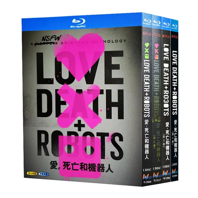 

Blu-ray Ultra HD TV Series Love Death & Robots Seasons 1–4 Box Set