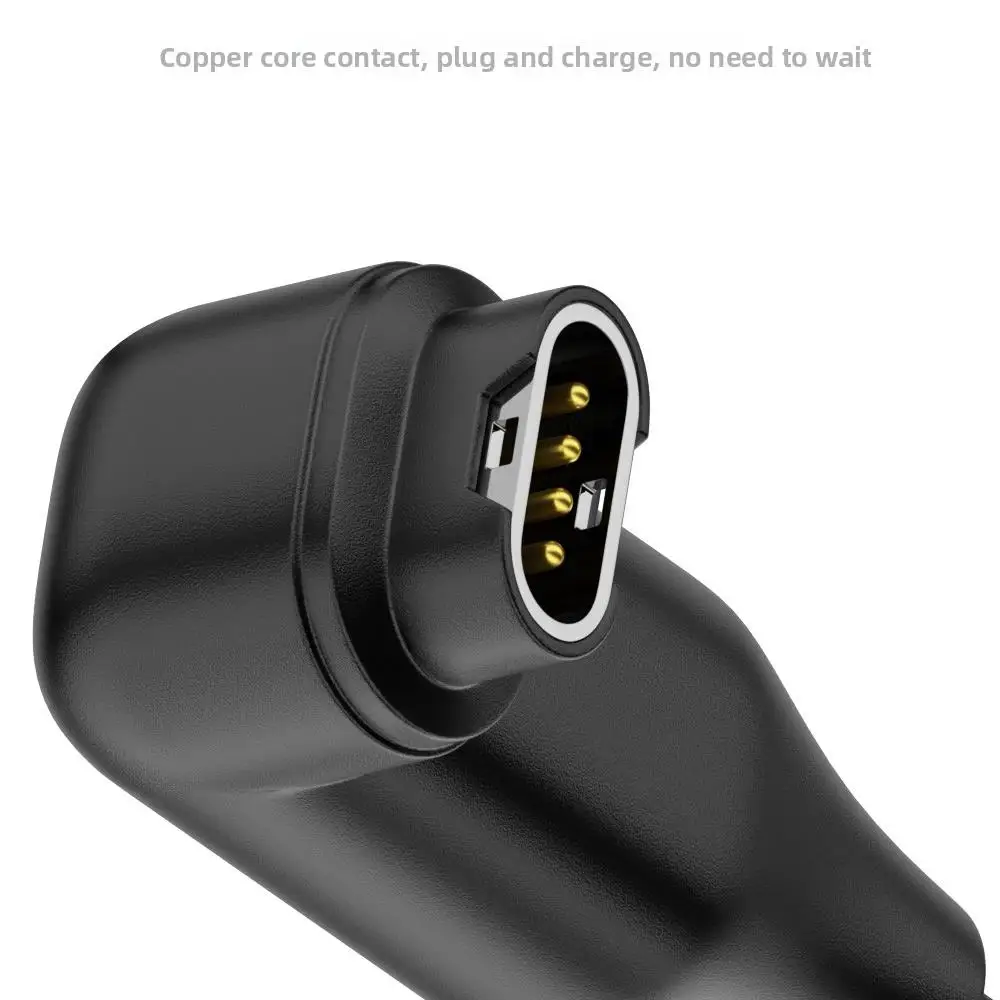 كابل محول 696 محمول 2 في 1 USB من النوع C لساعة Garmin سلك مضفر متين شحن سريع #4