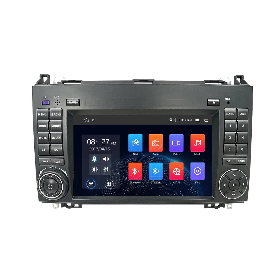 Android 15 Kabelloses Carplay Autoradio für Mercedes Benz B200 A-Klasse W169 B-Klasse W245 V-Klasse W639 Vito Viano Sprinter 2004-2012 Multimedia-Player 2DIN