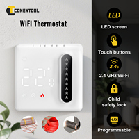 CONENTOOL WiFi Smart Thermostat 16A Electric Floor Heating Support Google Home Tuya Zigbee Programmable Temperature Controller