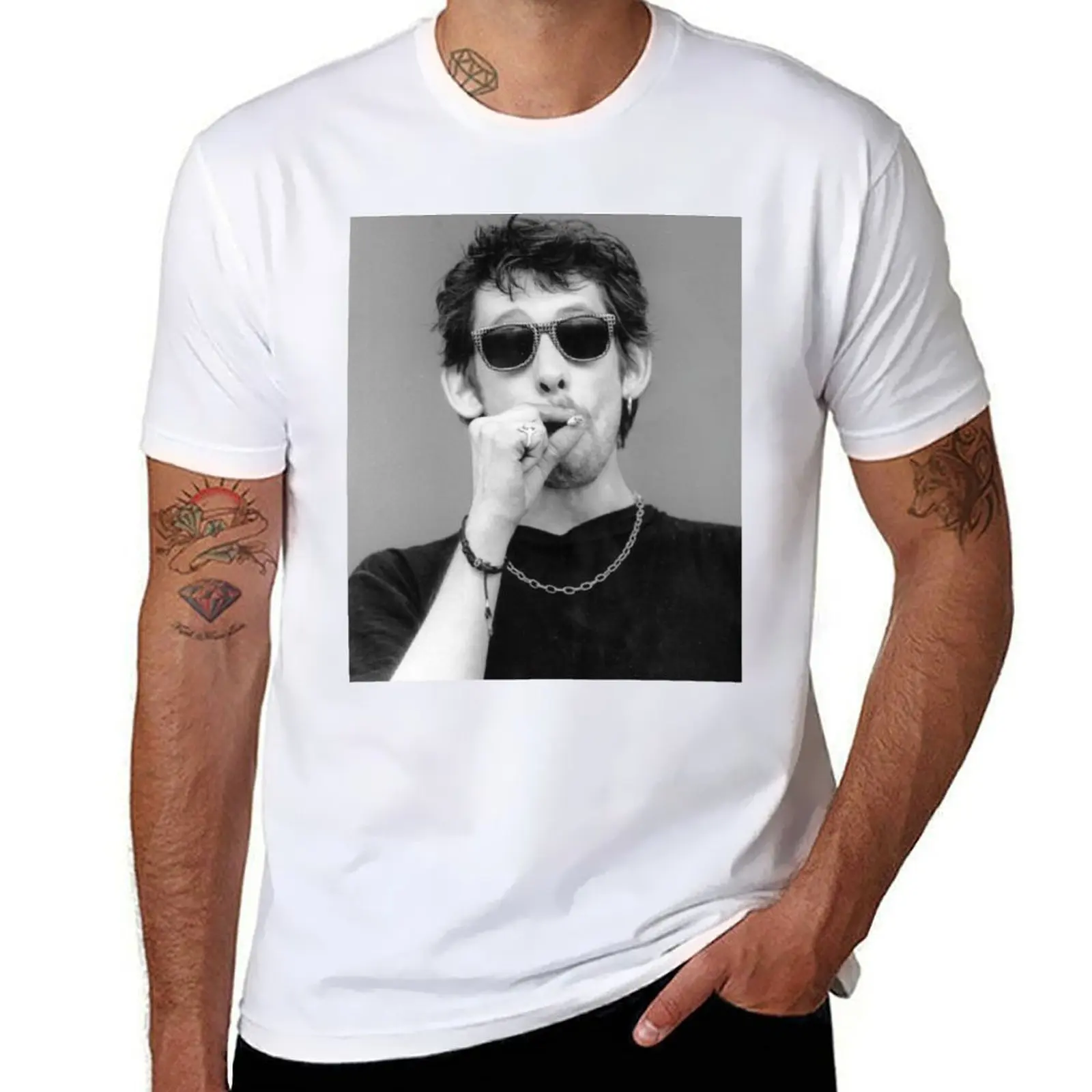 

Shane Mcgowan T-Shirt man t shirt heavy cotton man t shirt graphic T-Shirt