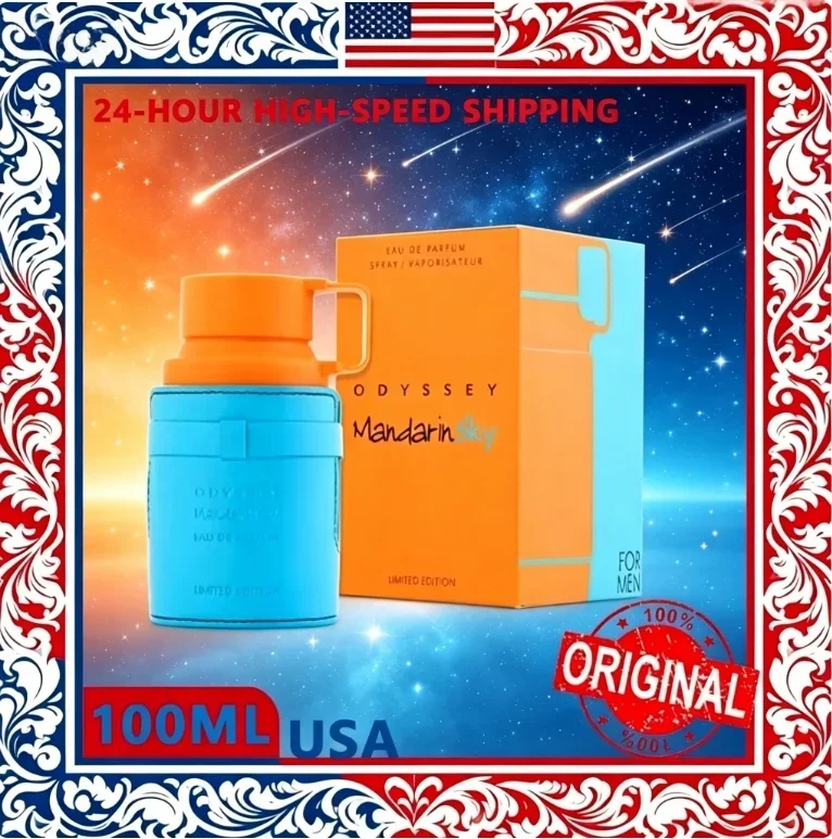 

Hot Mandarin Sky for Men EDP 100ml (3.4 Fl Oz) – Limited Edition Arabic Original Perfume Spray, Luxury Everyday Fragrance