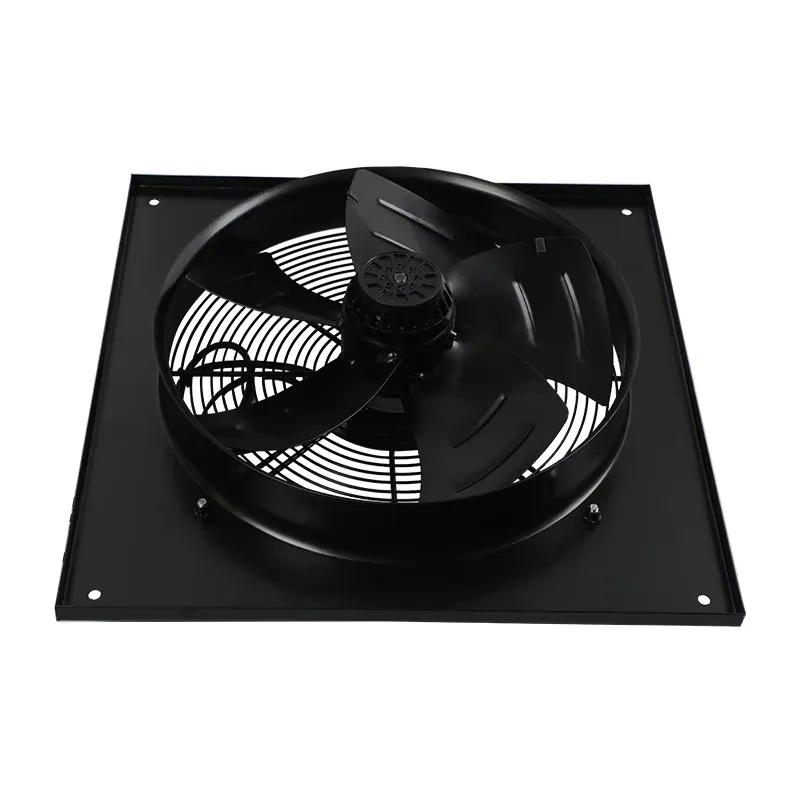 High Pressure Silent 220V 630mm Low Noise Metal AC Square External Rotor Motor Exhaust Fan Vertical Duct Fan