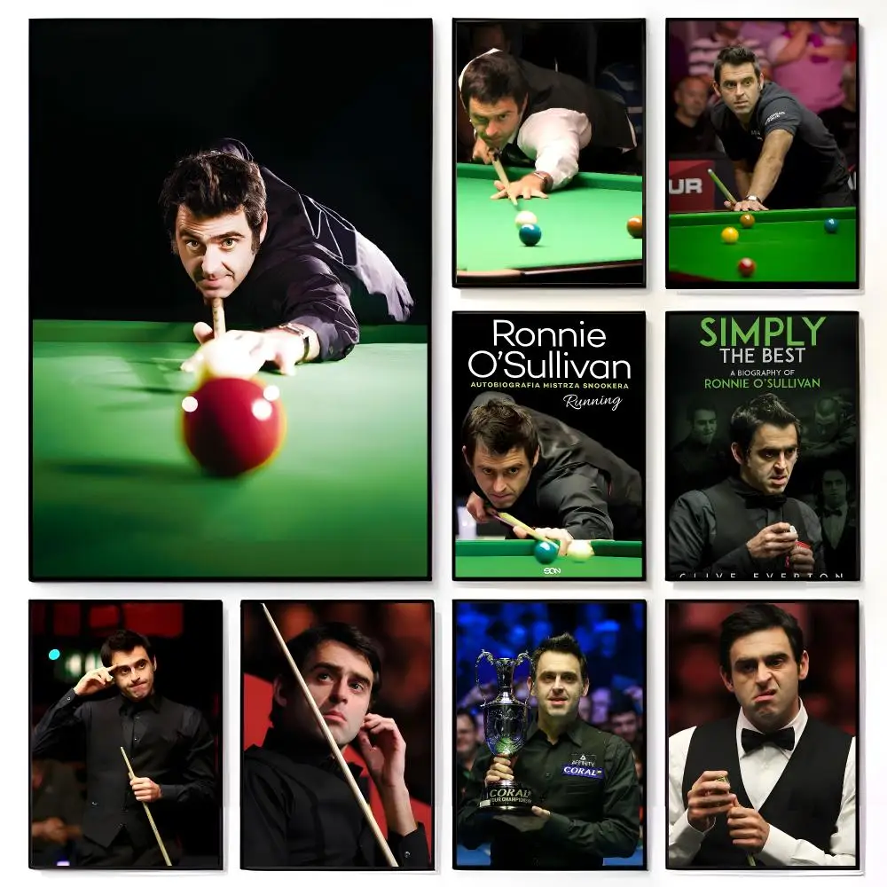 snooker legend Ronnie OSullivan Poster American Film Mural Home Childrens Room Wall Decor Print