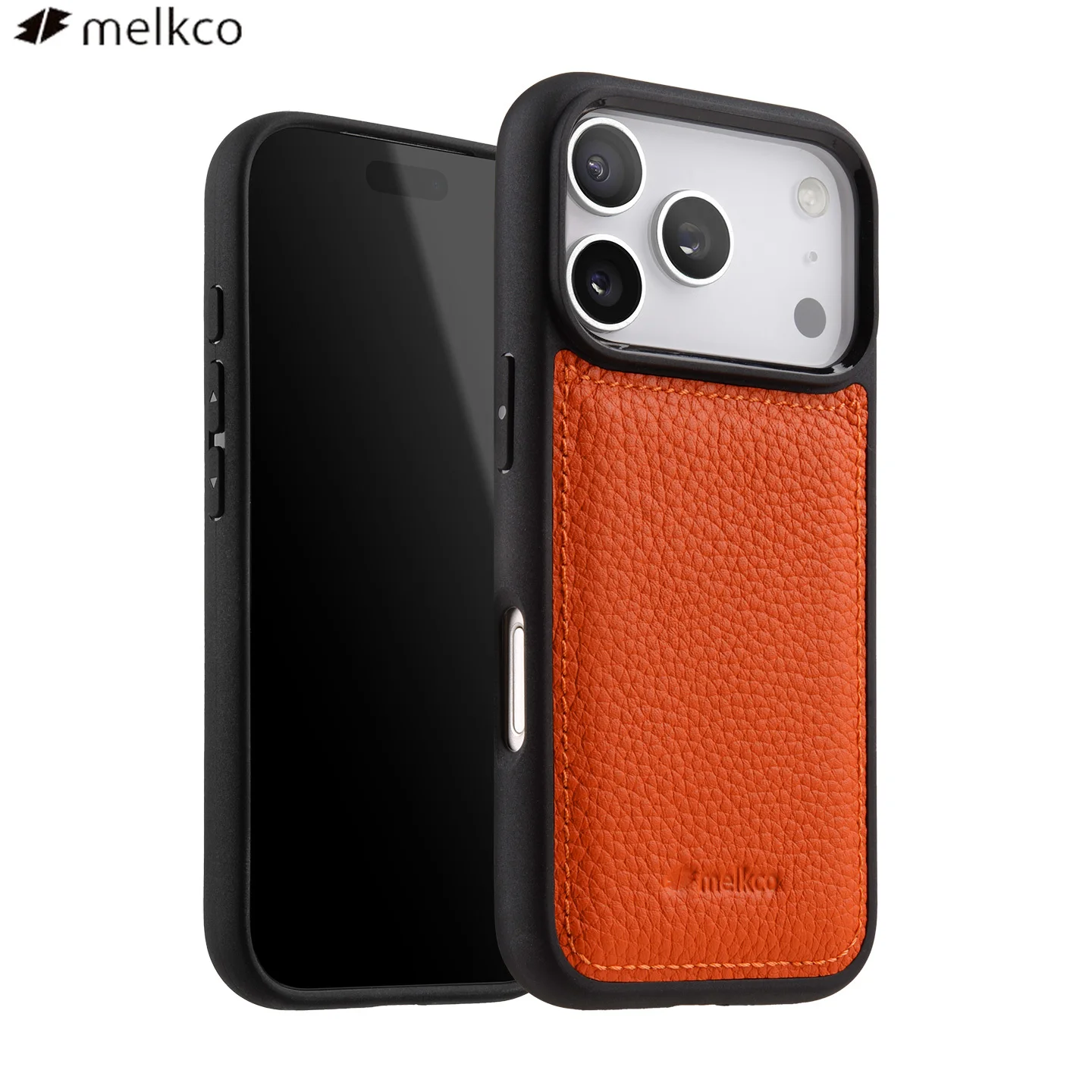 

Чехол Melkco из натуральной коровьей кожи для iPhone 17 Pro Max Air, роскошный деловой чехол из воловьей кожи с полной защитой, задний чехол для телефона