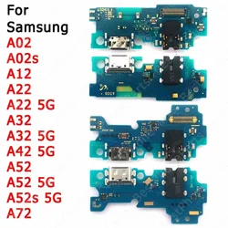 Charge Board For Samsung Galaxy A72 5G A02 A02s A12 A22 A32 A42 A52 A52s Charging Port Usb Connector Plate Mobile Phone Parts