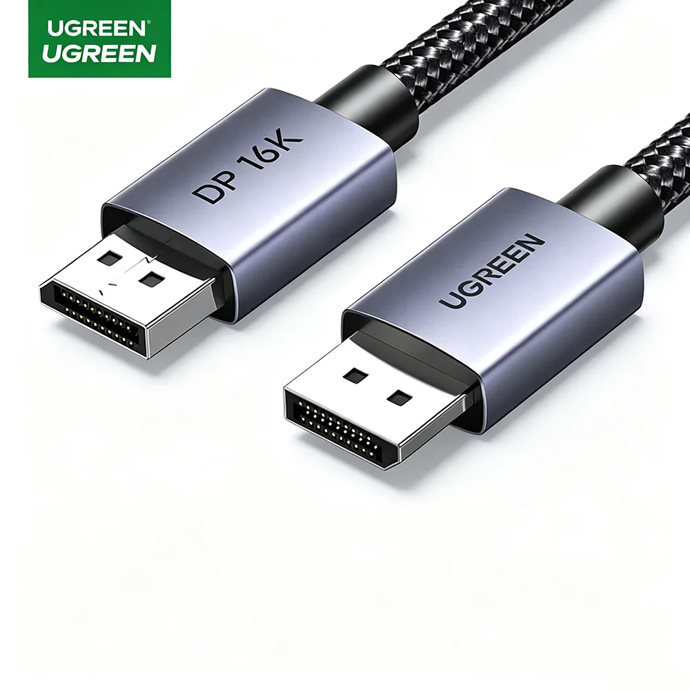 UGREEN DP2.1 80Gbps High Speed Wire Support 16K High Refresh Rate for Computer Graphics Card Display Screen
