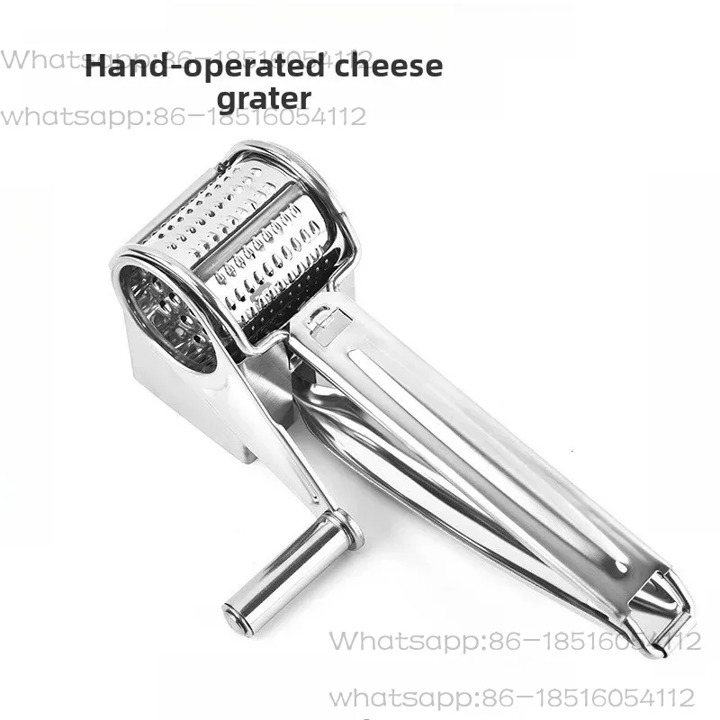 

stainless steel cheese grater hand crank rotary cheese grater kitchen cheese grater