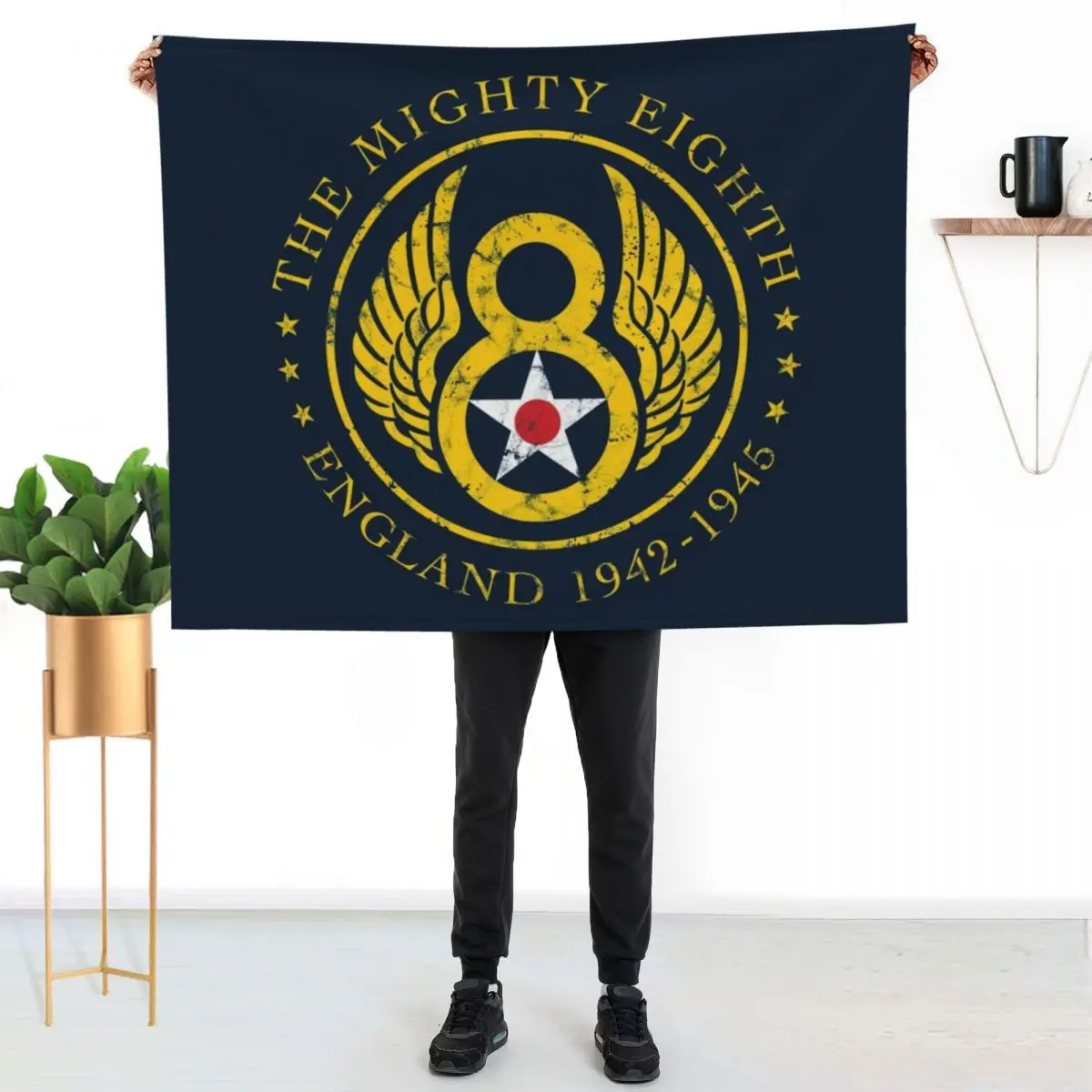 Mighty Eighth - 8th Air Force Throw Blanket Thin bed plaid Decorative Sofa Decorative Throw Hair Warm Blankets