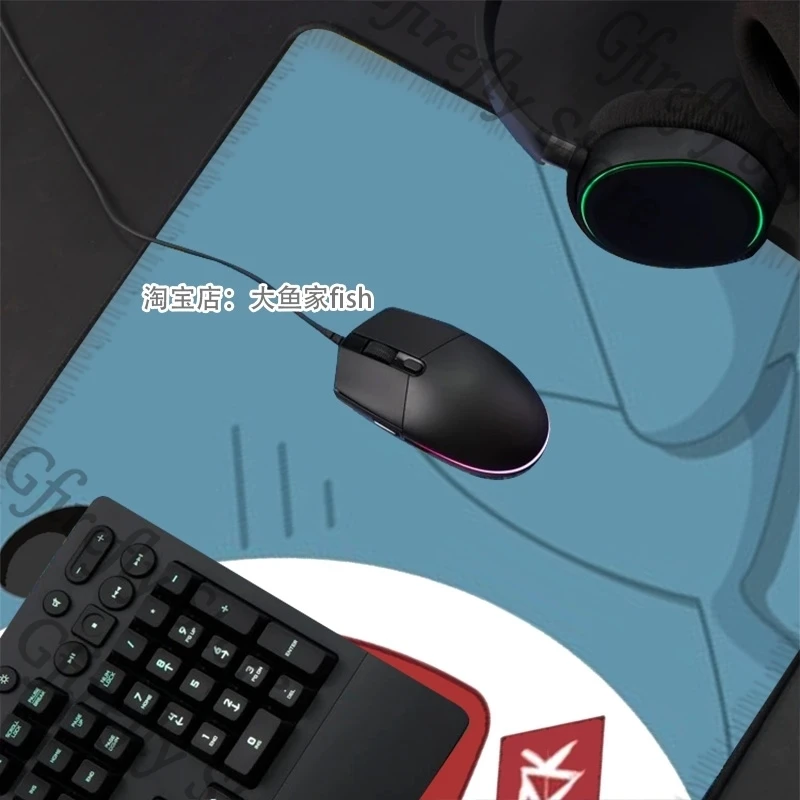 Eous ordinateur de bureau Zenless Zone zéro jouer surdimensionné Anime ordinateur tapis de souris élément quadratique napperon clavier cadeau
