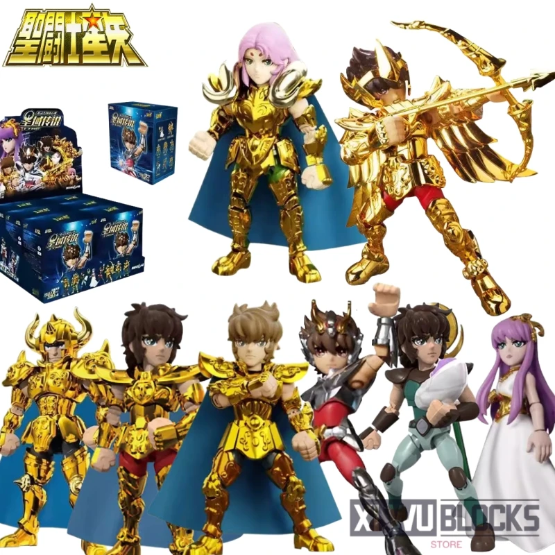 

Строительные блоки Saint Seiya, легенда Sanctuary 1, Пегас, Афина, Овен, лев, подвижная сборная модель, украшения, игрушка в подарок
