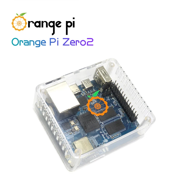 Caja transparente de ABS de placa Orange Pi Zero 2, no puede sujetar la placa de expansión junto