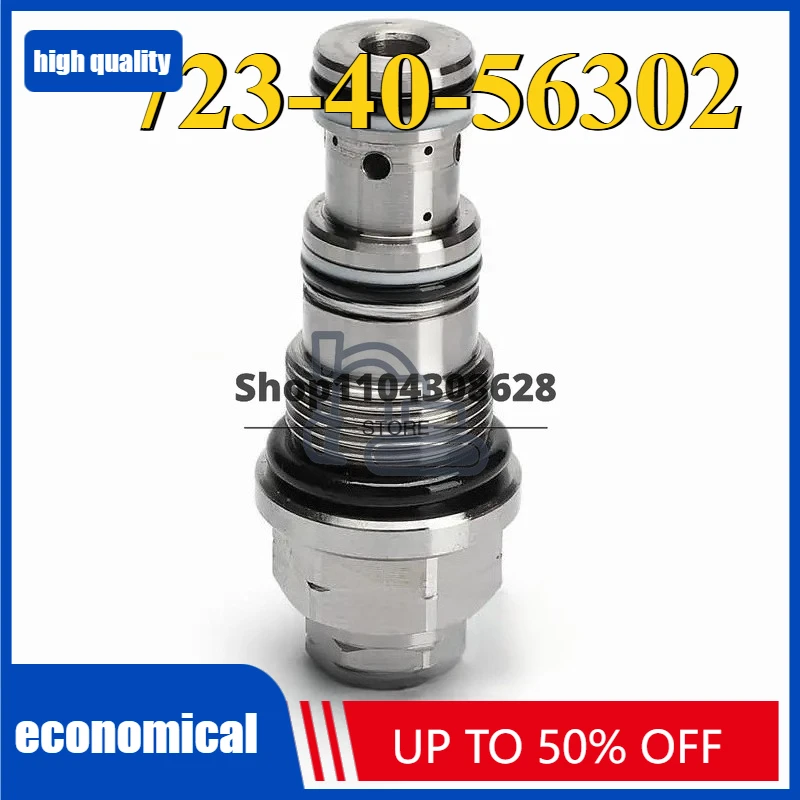 

Hot Sale 723-40-56302 PC200-6 Excavator Spare Part Relief Valve