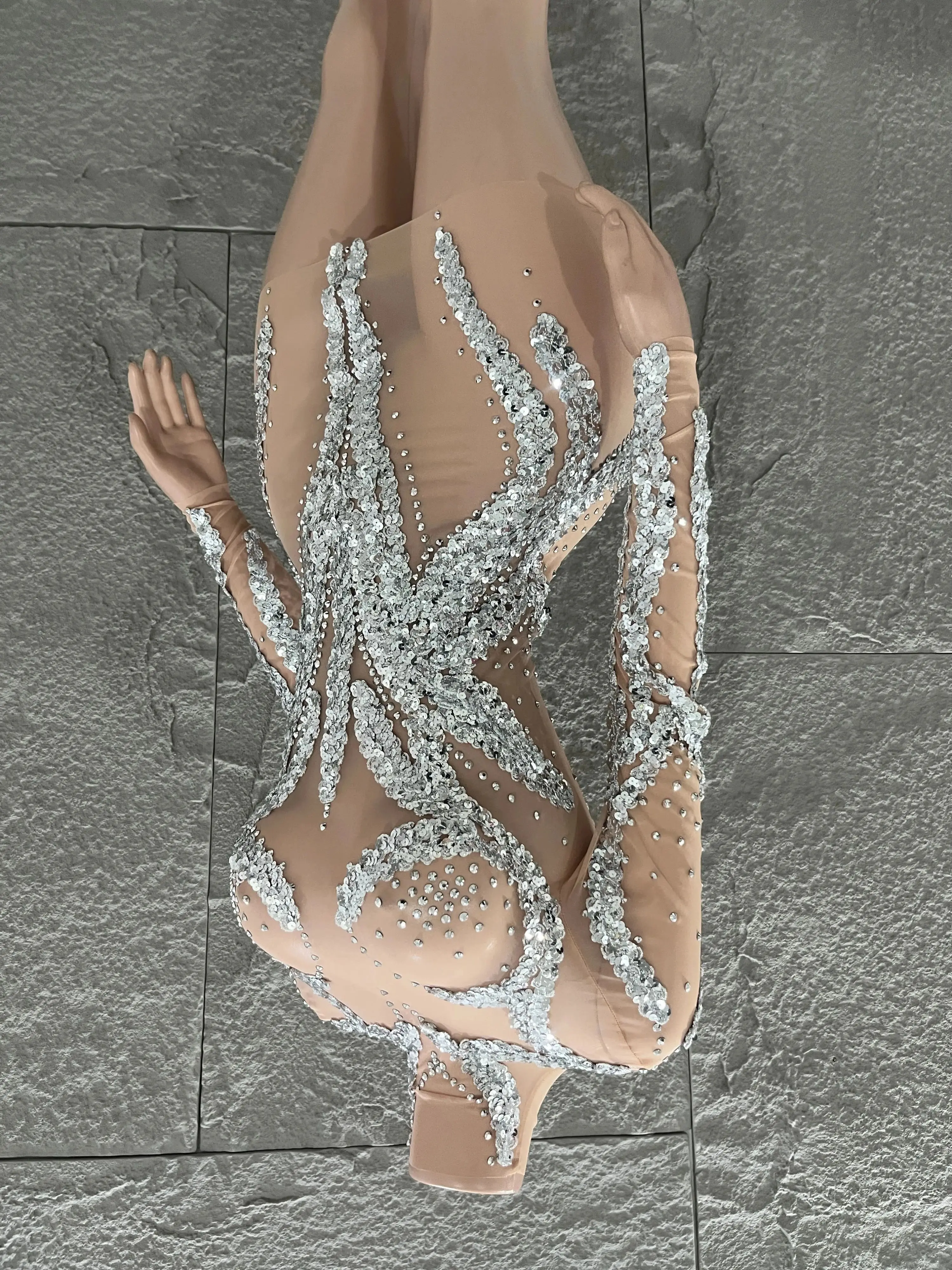 

Женское мини-платье-футляр из кашемира с блестящими стразами, прозрачное, сексуальное, для вечерних мероприятий, дня рождения, вечеринок, ночных клубов, танцев, фестивалей, костюм для выступлений