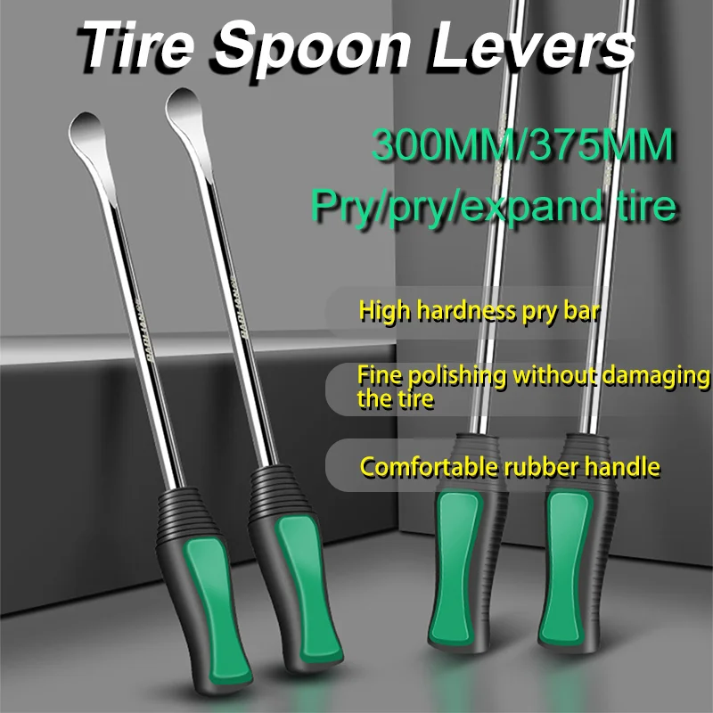 

Ложка для шин, рычаги для шин, набор из 2 рычагов для шин, небольшие инструменты для ремонта шин для велосипеда, автомобиля, мотоцикла, инструмент для замены